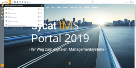 sycat IMS Portal - Schnellzugriff dank praktischer Seitenleiste