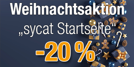 20 % Rabatt auf die sycat Startseite bis zum 31.12.2022
