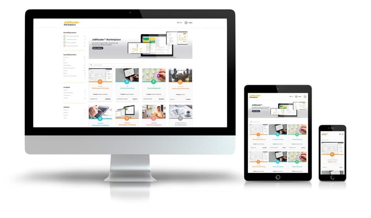 JobRouter-Marketplace Einsatzbereite Workflows und Lösungen finden Sie im Online-Marketplace von JobRouter