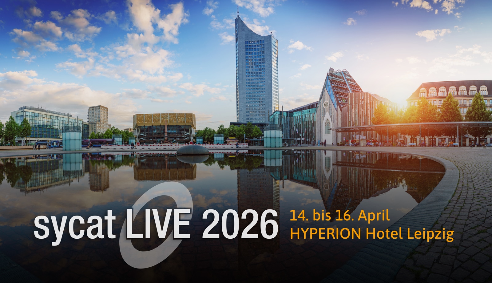 sycat LIVE vom 14. bis 16. April 2026 in Leipzig